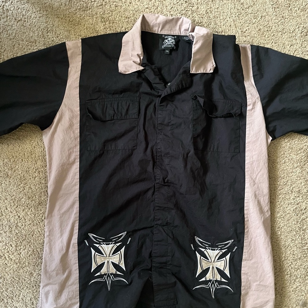 Men's Rockhouse Roadhouse embroidered shirt